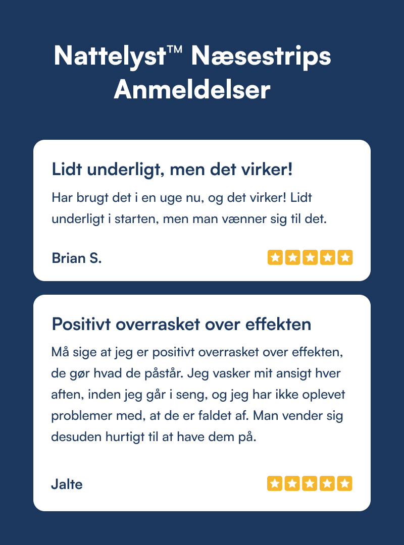 Nattelyst™ Næsestrips
