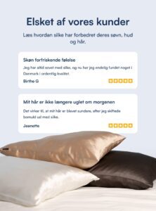 100% Mulberry Silke Pudebetræk (OEKO-TEX) Lysegrå