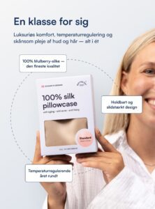 100% Mulberry Silke Pudebetræk (OEKO-TEX) Lysegrå