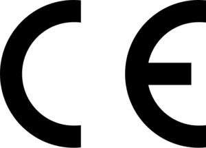 CE-mærke (Conformité Européenne) sort logo, EU-sikkerhedsmærke